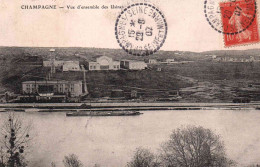 77 Seine Et Marne - CPA - CHAMPAGNE Sur  Seine - Vue D'ensemble Des Usines -1907 - Champagne Sur Seine