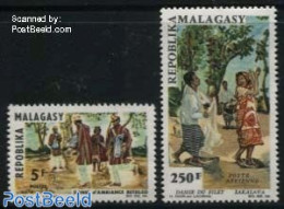 Madagascar 1966 Dances 2v, Mint NH, Performance Art - Dance & Ballet - Danse