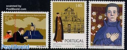 Portugal 1997 Luis Frois 3v, Joint Issue Macau, Mint NH, Religion - Various - Churches, Temples, Mosques, Synagogues -.. - Nuovi