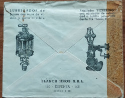ARGENTINA 1943, ADVERTISING COVER, USED TO USA, LUBRICATOR, PICKERING REGULATOR, BLANCH HERMANOS, BUENOS AIRES CITY CANC - Other & Unclassified