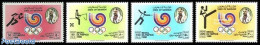 Bahrain 1988 Olympic Games Seoul 4v, Mint NH, Nature - Sport - Horses - Fencing - Fechten