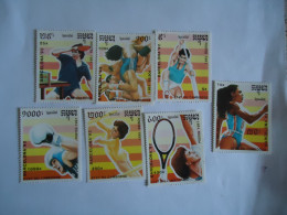 CAMBODIA  MNH   STAMPS SET 6  OLYMPIC  GAMES BARCELONA 1992 - Zomer 1992: Barcelona