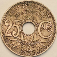 France - 25 Centimes 1921, KM# 867a (#4015) - 25 Centimes