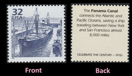 USA 1998 MiNr. 2927 Celebrate The Century II Panama Canal Opens 1914 Ships Freighter Transport 1v MNH ** 0,80 € - Schiffe