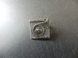 Old Badge Schweiz Suisse Svizzera Switzerland - Pontresina 1875 1975 - Sin Clasificación