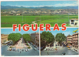 Figueras: PANHARD PL17, CITROËN DS,AMI BREAK,2CV, RENAULT 4, DAUPHINE,SIMCA 1300,VW 1200, DKW F89L - (Espana/Spain) - PKW