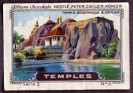 Nestlé - 3 - Temples - 2 - Temple Bouddhique à Ceylan, Ceylon, Sri Lanka - Nestlé