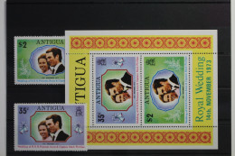 Antigua Und Barbuda 310-311, Block Mit 310-311 Postfrisch #UW138 - Antigua Und Barbuda (1981-...)