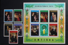 Antigua Und Barbuda 305-309, Block Mit 305-309 Postfrisch #UW141 - Antigua Und Barbuda (1981-...)