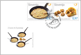 SLOVENIA 2016,,NEW 4.11,GASTRONOMY,FDC - Slovénie