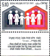 Israel Poste N** Yv: 713 Mi:771 Social Welfare (Tabs) - Nuovi (con Tab)