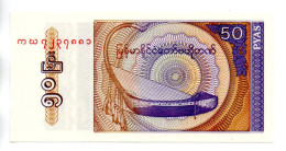 Myanmar  Billet Banque 50 Kyats Bank-note Banknote - Myanmar