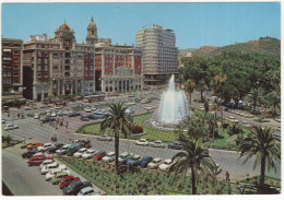 Malaga: FIAT-SEAT 600, 1400, 850 COUPÉ, AUSTIN MINI, RENAULT DAUPHINE, 8, VW T1-BUS Plaza Queipo De Llano (Espana/Spain) - PKW