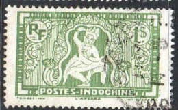 Indochine Poste Obl Yv:169 Mi:182 L'Apsara (cachet Rond) - Oblitérés