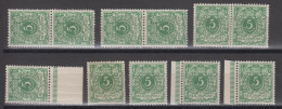 DEUTSCHES REICH 1889-1900 - 11 X Mi.-Nr. 46 POSTFRISCH MNH** (Originalgummi) Paare Und Bogenränder - Unused Stamps