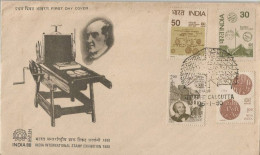 India  - 1980 - India International Stamp Exhibition  - FDC. ( Condition As Per Scan ) ( OL 31.3.24) - Brieven En Documenten