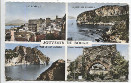 123185 AFRIQUE DU NORD ALGERIE BOUGIE BEJAIA MULTI VUES MULTIVUES VUE GENERALE BAIE AIGUADES CAP CARBON PORTE SARRASINE - Bejaia (Bougie)