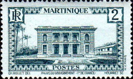 Martinique Poste N* Yv:134 Mi:127 Palais Du Gouvernement Ft De France (avec Charnière) - Neufs