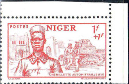 Niger Poste N** Yv:86/88 Défense De L'Empire Coin D.feuille - Unused Stamps