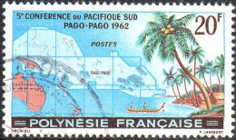 Polynésie Poste Obl Yv: 17 Mi:22 5.Conférence Du Pacifique-Sud Pago-Pago (Beau Cachet Rond) - Gebruikt