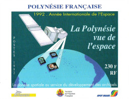 Polynésie Bloc N** Yv:19 Mi:19 Année Internationale De L'Espace - Blocks & Kleinbögen