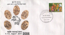 Sri Lanka - 2006 - World Post Day   - FDC. (CP - 42) (condition As Per Scan) ( OL 21.2.13) - Sri Lanka (Ceylon) (1948-...)