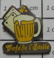 1616c Pin's Pins / Beau Et Rare / BIERES / CHOPe De BIere PRESSION CAFE DE L'ETOILE - Cerveza