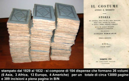 Il Costume Antico E Moderno - Autore Giulio Ferrario - 1829 1832 Circa - N - Libros Antiguos Y De Colección