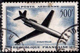 France Avion Obl Yv:36 Mi:1120 Caravelle (TB Cachet Rond) - 1927-1959 Used