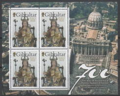 Gibraltar  Joint Stamp Issue With Vatican 2009 MNH - Gibraltar