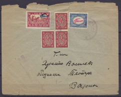 Bulgarie - L. Par Avion Affr. 40L Càd VARNA /8-XI.1927 Pour ? - Voir Cachets - Cartas & Documentos