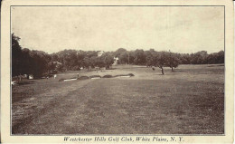 White Plains, NY, Westchester Hills Golf Club, Rückseite Beschrieben - Golf