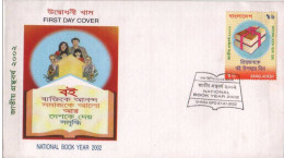 Bangladesh - 2002 - National Book Year - FDC.  Condition As Per Scan ( OL 29.1.14 ) - Bangladesh