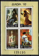 ** Roumanie 1993 Mi 4891-4 - Bl.282 (Yv BF 228), (MNH)** - Unused Stamps
