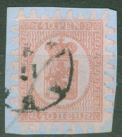 Finlande  Yvert 9  Ou Michel  9   Ob TB Sur Petit Fragment   - Used Stamps