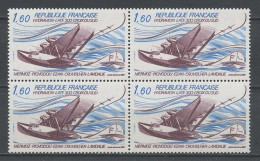 FRANCE 1981 PA N° 56 ** Bmoc De 4 Neuf MNH Superbe  C 4.80 € L'hydravion Laté 300 Croix Du Sud Transports - 1960-.... Neufs