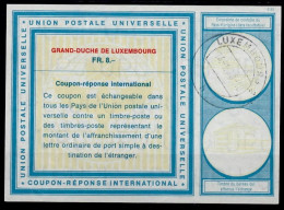 LUXEMBOURG Vi19  FR. 8.-- International Reply Coupon Reponse Antwortschein IRC IAS Cupón Respuesta   O LUX. 14.01.70 - Entiers Postaux