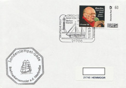 Deutschland Brief Mit Individuell Marke Motiv Walter Momper Berlin Nun Freue Dich 9 November 1989 - Personalisierte Briefmarken