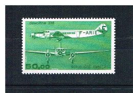 FRANCE - 1987 - N° 60 -  POSTE AERIENNE - NEUF** - TRIMOTEUR DEWOITINE 338 - Y & T - COTE : 25,00 Euros - 1960-.... Mint/hinged