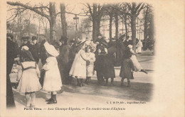 Paris Vécu * 1904 * Aux Champs élysées * Un Rendez Vous D'enfants * éditeur L. J. & Cie - Artisanry In Paris