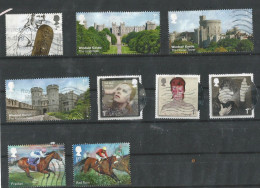 Great Britain - 2017 - 9 Different Commemorative Stamps - USED. (condition As Per Scan ).( OL 24.12.17 ) - Gebraucht