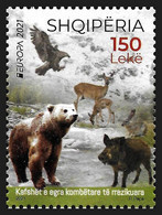 ALBANIA Europe 2021 - "Endangered National Wildlife" - SET MNH - Albanie