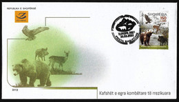 ALBANIA Europe 2021 - "Endangered National Wildlife" - FDC SET - Albanie