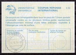 LUXEMBOURG  La23 ( 16 Fr. )  International Reply Coupon Reponse Antwortschein IRC IAS Cupón Respuesta  LUX. 14.10.76 - Postwaardestukken