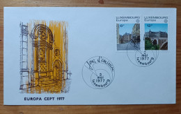 LUXEMBURGO EUROPA CEPT 1977 FDC/SPD MNH - FDC