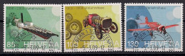 2009 Schweiz   Mi. 2089-91 FD-used   50 Jahre Verkehrshaus Der Schweiz - Oblitérés