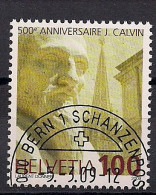 2009 Schweiz   Mi. 2092 FD-used    500. Geburtstag Von Johannes Calvin - Gebraucht