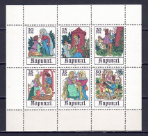 DDR 1978 - Märchen, Nr. 2382 - 2387 Im Kleinbogen, Postfrisch ** / MNH - 1971-1980