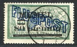 REF 088 > MEMEL FLUGPOST < PA N° 3 Ø < Bien Oblitéré Dos Visible < Ø Used > Air Mail - Aéro - Usados