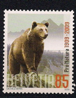 2009 Schweiz   Mi. 2093 **MNH   Europäischer Braunbär (Ursus Arctos Arctos) - Nuevos